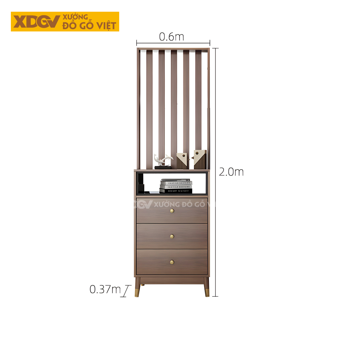 Tủ Lư Trữ Rượu Gỗ Cao Su Cánh Kính Kèm Kệ Trang Trí Đa Năng