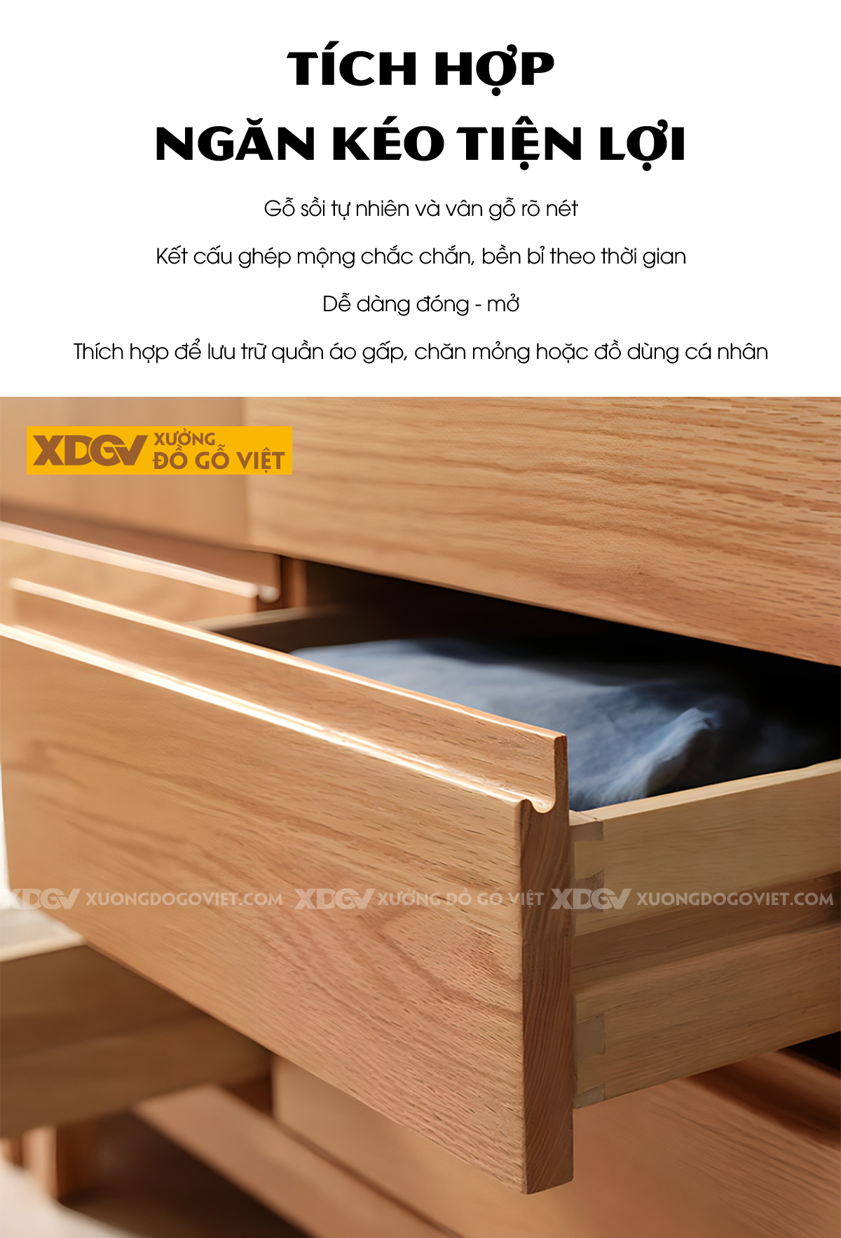 Tủ Quần Áo Gỗ Sồi Hiện Đại Tối Giản Chân Cao Cửa Nan Chớp