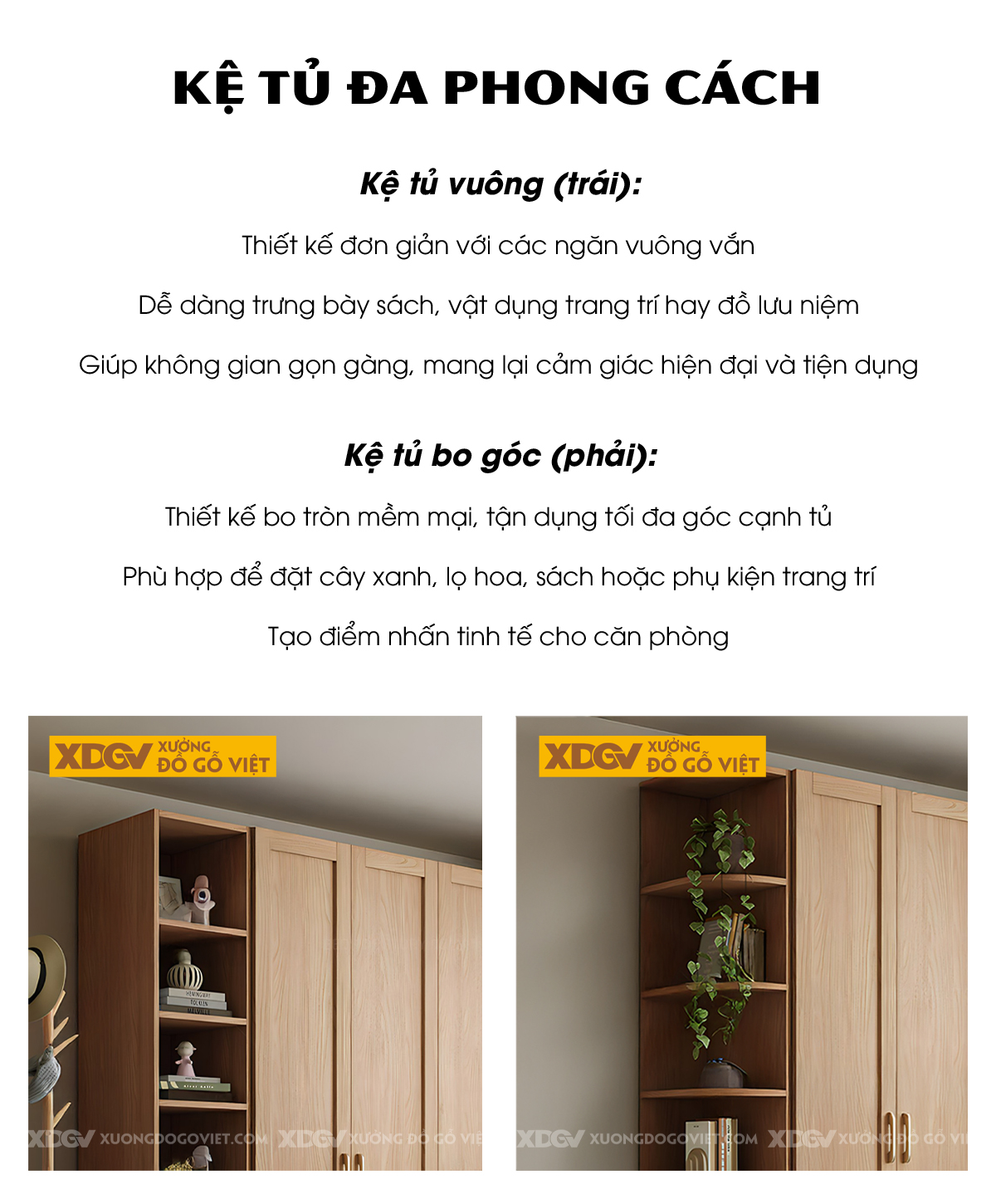 Tủ Quần Áo Gỗ Veneer Sồi Kết Hợp Bàn Trang Điểm Đa Năng