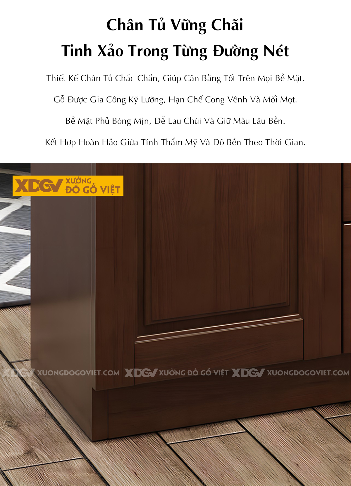 Tủ Rượu Gỗ Cao Su Phòng Khách Kiểu Vách Ngăn Kết Hợp Tủ Kệ