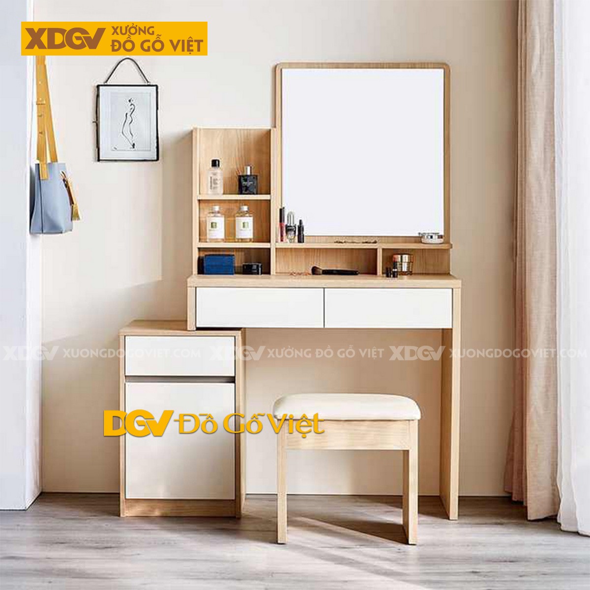 Bàn Trang Điểm Gỗ Công Nghiệp X4624