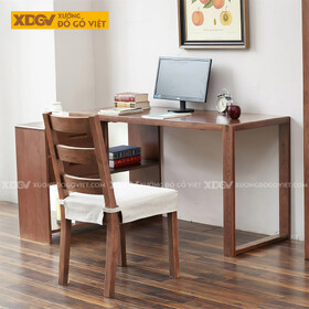 Bàn Làm Việc Kết Hợp Tủ Sách Góc L Tiết Kiệm Không Gian