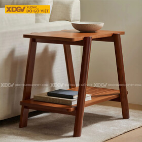 Bàn Trà Sofa Phòng Khách Hiện Đại Gỗ Sồi Thiết Kế Đa Tầng