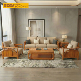 Sofa Gỗ Gõ Đỏ Phòng Khách Thiết Kế Tay Uốn Lượn Nghệ Thuật