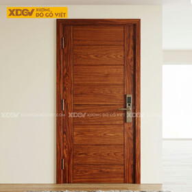 Cửa Gỗ Một Cánh Gỗ Lim Tự Nhiên Ngoại Quan Hiện Đại Tinh Tế