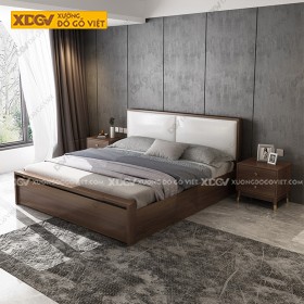 Giường Ngủ Gỗ MDF Công Nghiệp X1371
