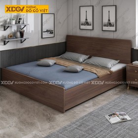 Giường Ngủ Gỗ MDF Công Nghiệp X2487