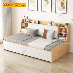 Giường Ngủ Gỗ MDF Công Nghiệp X7913