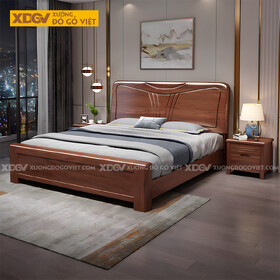 Giường Phòng Ngủ Hiện Đại Gỗ Lim Đầu Kẻ Chỉ Cánh Bướm...