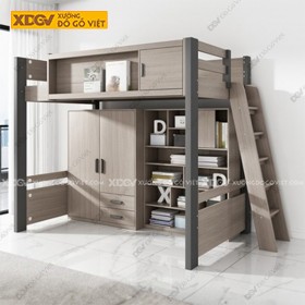 Giường Tầng Gỗ MDF Công Nghiệp X3853