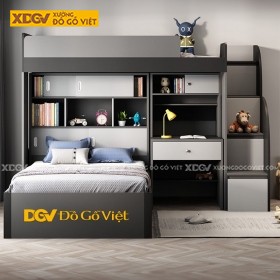 Giường Tầng Gỗ MDF Công Nghiệp X3883