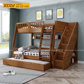 Giường Tầng Gỗ Sồi X7597