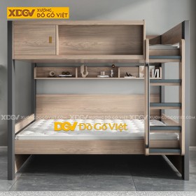 Giường Tầng Trẻ Em Gỗ Sồi X4511