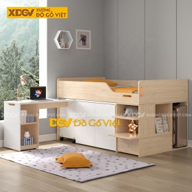 Giường Trẻ Em Gỗ Công Nghiệp X4514