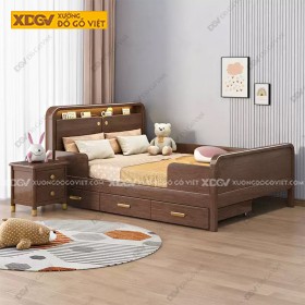 Giường Trẻ Em Gỗ Sồi X7610