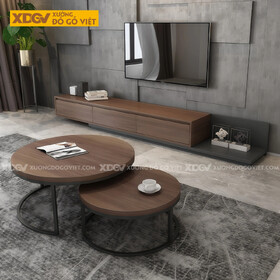 Kệ Để Tivi Gỗ MDF Xếp Lớp Độc Đáo Cơ Chế Đẩy Trượt...