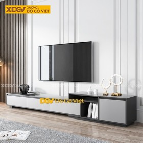 Kệ Tivi Gỗ Công Nghiệp Thiết Kế Kéo Dài Linh Hoạt