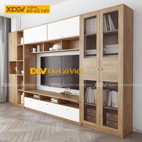 Kệ Tivi Kèm Tủ Khung Gỗ Công Nghiệp Chất Lượng Cao