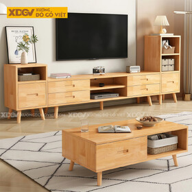 Mẫu Kệ Để Tivi Trưng Bày Phòng Khách Chân Cao Siêu Lưu Trữ