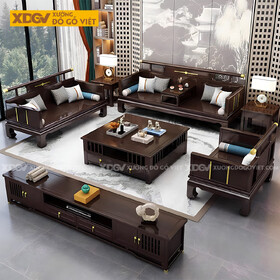 Mẫu Sofa Giường La Hán Gỗ Lim Á Đông Hiện Đại Và Tinh Tế