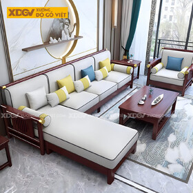 Mẫu Sofa Lim Thịt Tân Cổ Điển Á Đông Bọc Nệm Dày Cao Cấp