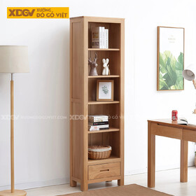 Mẫu Tủ Để Sách Văn Phòng Gỗ Sồi Mỹ Thiết Kế Kệ Mở...