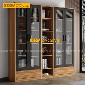 Mẫu Tủ Đựng Tài Liệu Gỗ Công Nghiệp Chân Bệt Phối Cánh...