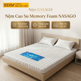 Nệm Cao Su Memory Foam NASAGO Bền Giá Tốt