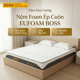 Nệm Foam Ép Cuộn EUFOAM BOSS Kim Cương
