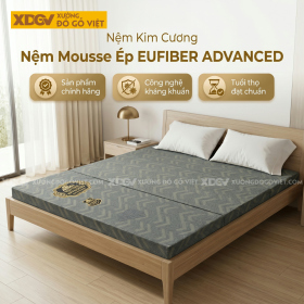 Nệm Kim Cương Mousse Ép Eufiber Advanced