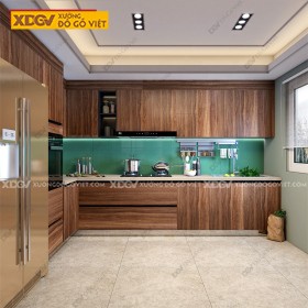 Tủ Bếp Gỗ MDF Công Nghiệp X5131