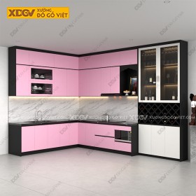 Tủ Bếp Gỗ MDF Công Nghiệp X6806