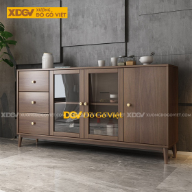 Tủ Chén Bát Gỗ Công Nghiệp X1739