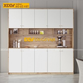 Tủ Chén Bát Gỗ Công Nghiệp X4167