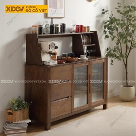 Tủ Chén Bát Gỗ Sồi X7453