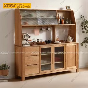 Tủ Chén Bát Gỗ Sồi X7460