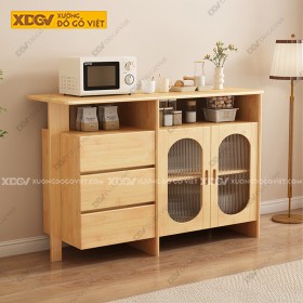 Tủ Chén Bát Gỗ Sồi X7486