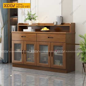 Tủ Chén Bát Gỗ Sồi X7492