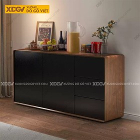 Tủ Chén Bát Gỗ Sồi X7498