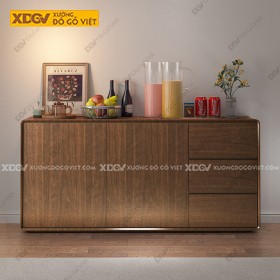 Tủ Chén Bát Gỗ Sồi X7500