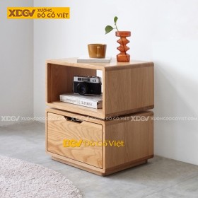 Tủ Đầu Giường Gỗ Sồi X1840