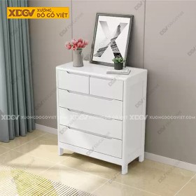 Tủ Ngăn Kéo Gỗ Veneer Sồi X7537