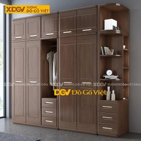 Tủ Quần Áo Gỗ Căm Xe X3866