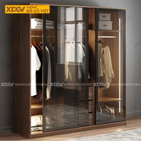 Tủ Quần Áo Gỗ MDF Công Nghiệp X3610