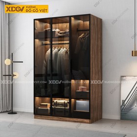 Tủ Quần Áo Gỗ MDF Công Nghiệp X5719
