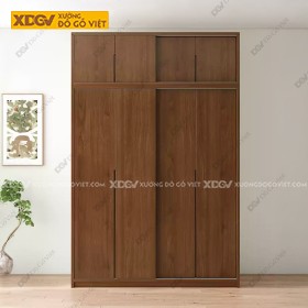 Tủ Quần Áo Gỗ Veneer Sồi X7257