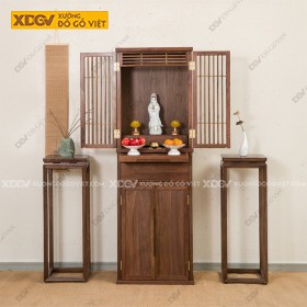 Tủ Thờ Gỗ Sồi X6421