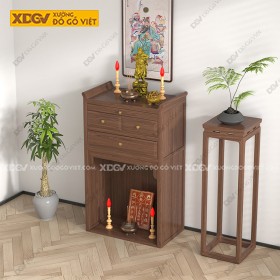 Tủ Thờ Gỗ Sồi X6424