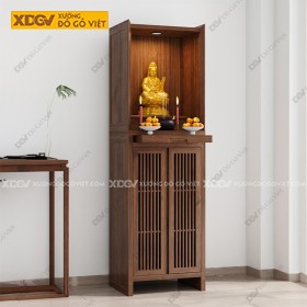 Tủ Thờ Gỗ Sồi X6434