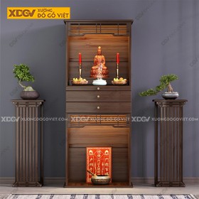 Tủ Thờ Gỗ Sồi X6444